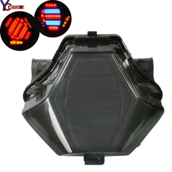 

FOR YAMAHA YZF R25 R3 MT07 MT 07 MT-07 2013 2014 2015 2016 ABS plastic Motorcycle Tail Light Integrated LED Turn signal Blinker