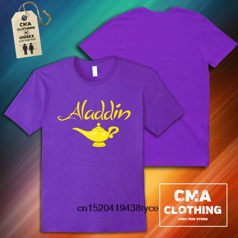 

Men t shirt Aladdin Genie and the Lamp CMA61 Free UK Postage Tee Purple T Shirt tshirt women