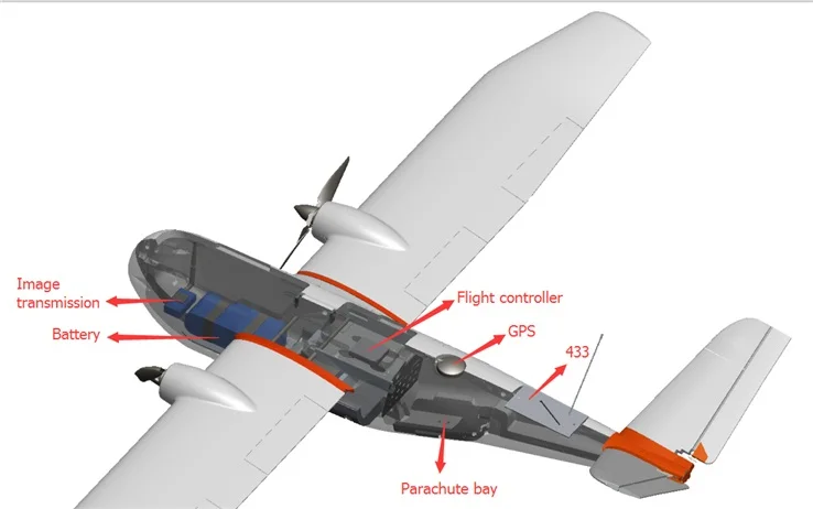 Skywalker TITAN 2160 мм размах крыльев EPO Воздушный самолет ручной литой самолет комплект/ARF опционально