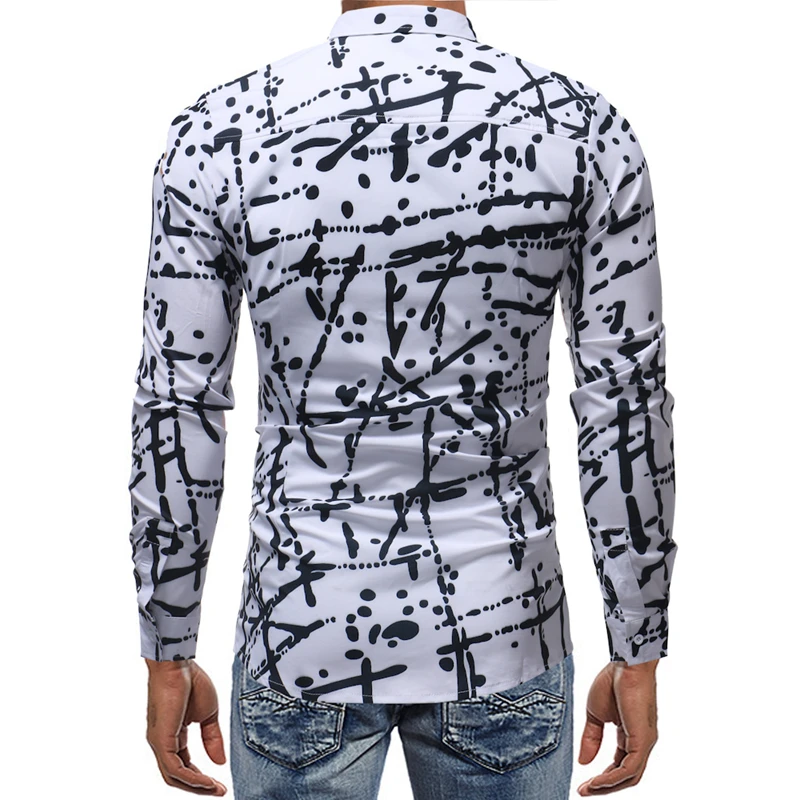 M-5XL 2018 New Summer Casual Floral Shirt Men Slim Fit Shirts For Men Clothing Men Hawaiian Shirt C072