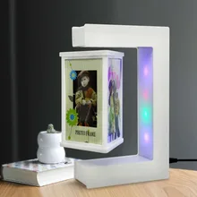 Magnetic Levitation Rotating Triangular Prism Picture Frame