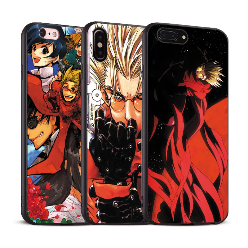 

Trigun Anime manga Tpu Soft Silicone Phone Case Cover Shell For Apple iPhone X 8Plus 8 7Plus 7 6SPlus 6s 6Plus 6 Se 5s 5