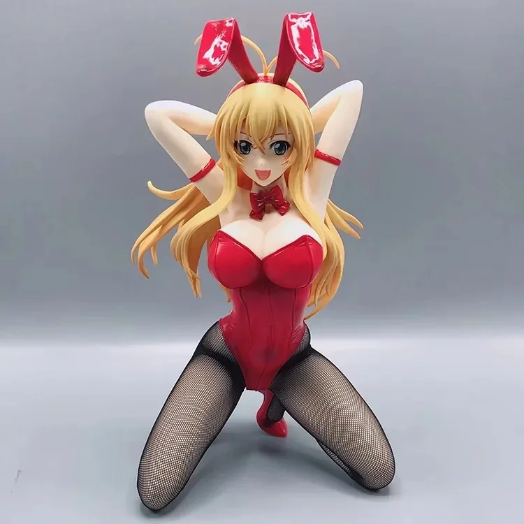 

30cm 1/4 scale painted figure Japanese Anime Cute Bunny GIRL Dolls Sexy ikkitousen Sunbofu Fishnets Ver PVC Action Figure