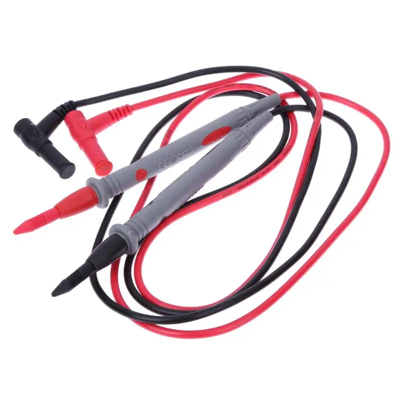 1 Pair Probe Test Leads Pin Digital Oscilloscope Multimeter Test Leads for Current Voltage Meter 20A 1000V Needle Tip Cable