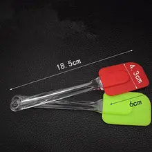 Скребок для торта, шпатель для масла, смешивающая скребковая щетка, силиконовый инструмент для торта, случайный цвет, F20173374