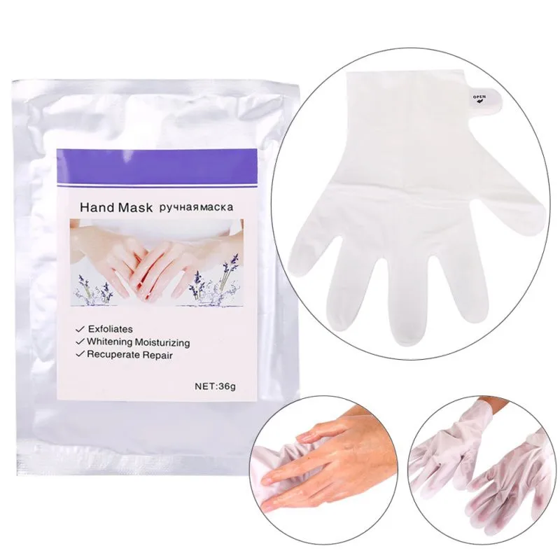 

White Moisturize Repair Gloves Exfoliating Hand Mask Moisturizing Mask SPA Gloves Soften Skin Care