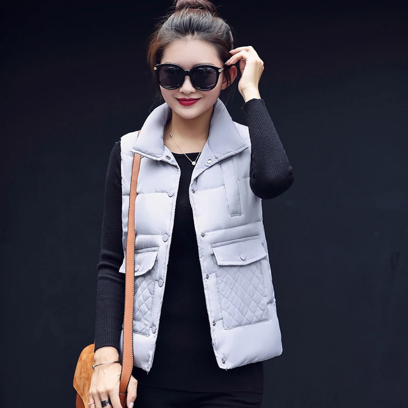 

TX1394 Cheap wholesale 2017 new Autumn Winter Hot selling women's fashion casual female nice warm Vest Outerwear
