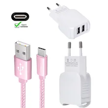 Зарядка Зарядное устройство 5 V 2A адаптер для huawei крепление для спортивной камеры Xiao mi Pocophone F1 mi 9 SE samsung A9S A8S A6S A8 A9 1 м Тип usb C кабель для зарядки