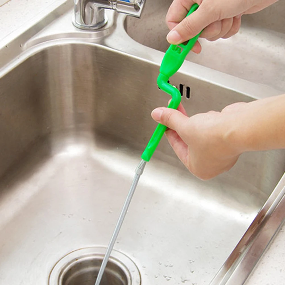 1Pc Home Cleaning Tools Drain Sink Cleaner 2.4m Wire Tyle Bathroom