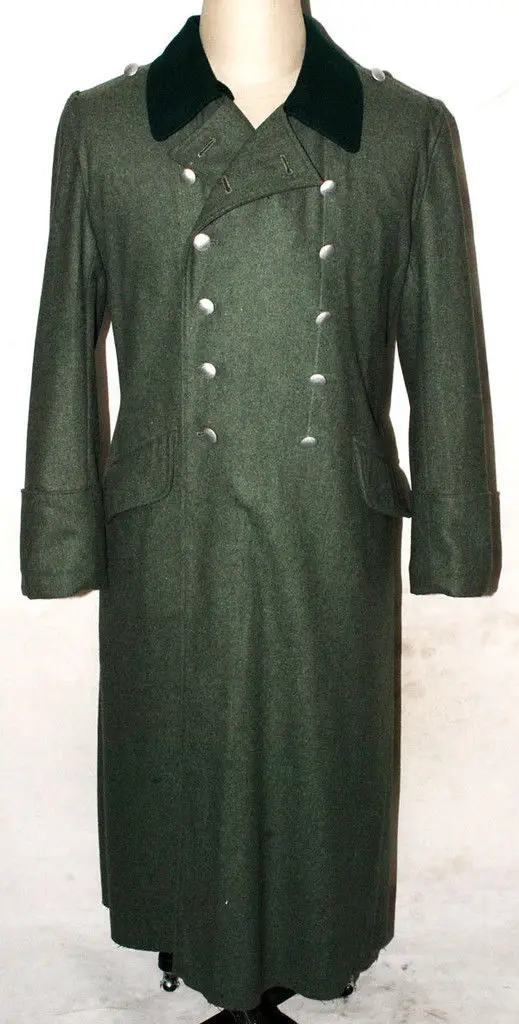 

WWII GERMAN WH M36 M1936 FIELD GREY WOOL MILITARY OVERCOAT GREATCOAT COAT IN SIZES