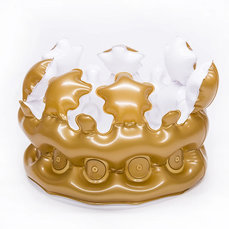 

Inflatable Cartoon Hats Queen PVC Balloon Toys Novelty Birthday Party Hat Children Present Gifts Kids Birthday Hats Kids Toys