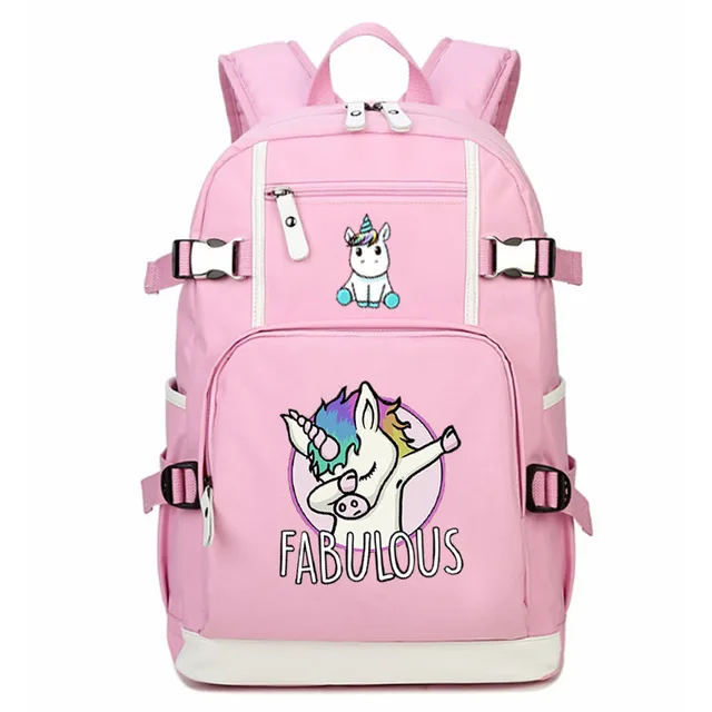 Us 37 0 Unicorn Backpack Funny Bags Dabbing School Bag Student Notebook Daily Pink Rucksack In Us 37 0 Unicorn Backpack Funny Bags Dabbing School Bag Student Notebook Daily Pink Rucksack In