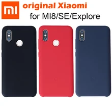 Original Xiaomi Mi8 Explorer Edition official Mi 8 Case Silicone Snapdragon 845/710 Mi8se Mi8 Screen Fingerprint Mi8 Pro