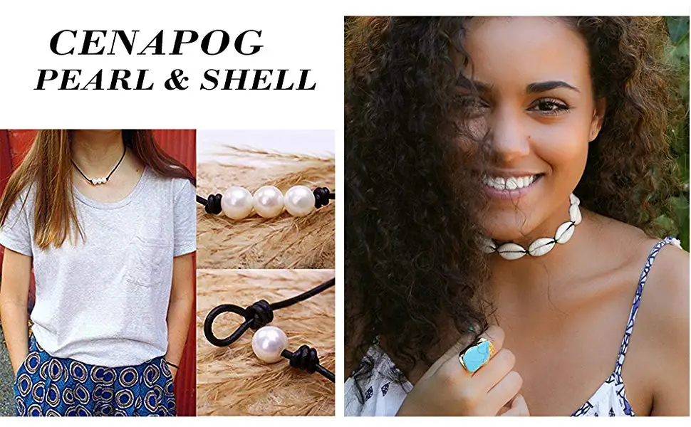 Pearl choker necklace