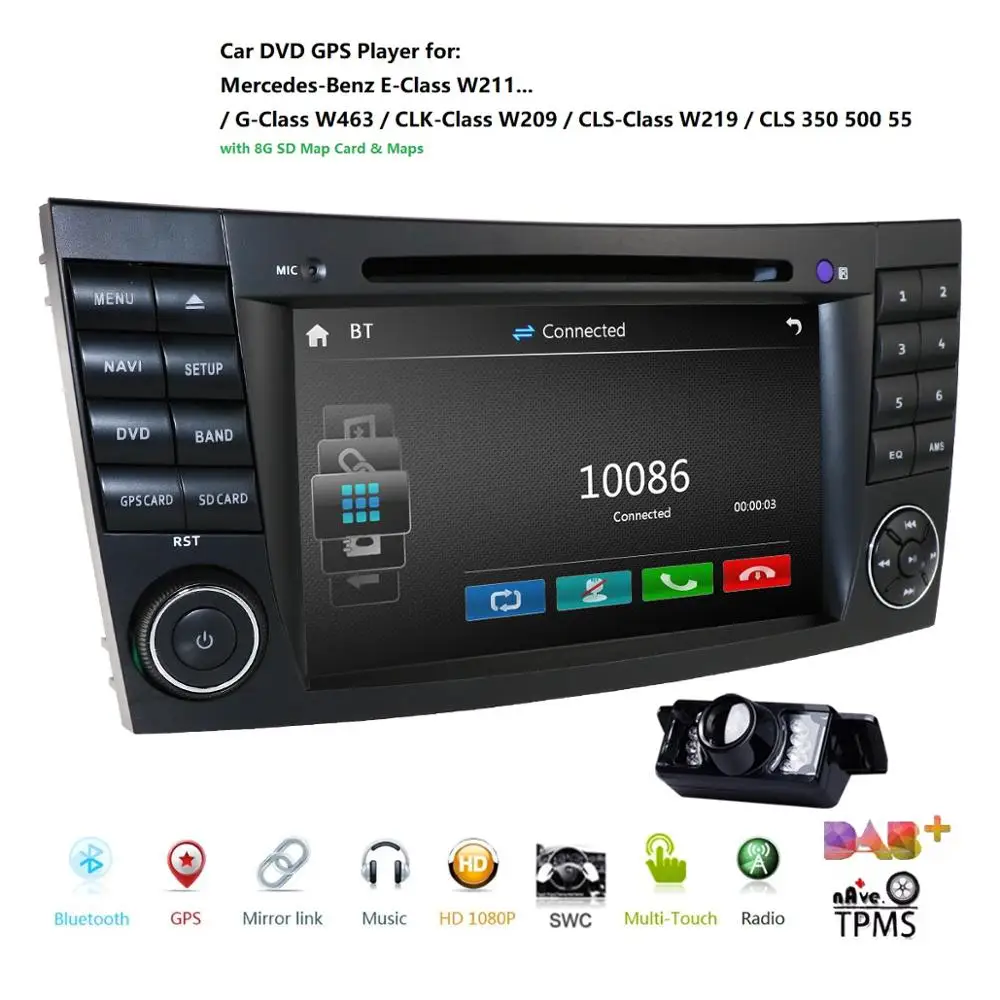 Автомобильный gps для Mercedes W211 W219 W463 CLS350 CLS500 CLS55 E200 E220 E240 автомобильный dvd-плеер мультимедийный монитор головное устройство мото радио cam