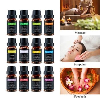 

Essential Oils For Aromatherapy Diffusers Pure Essential Oils Relieve Stress for Organic Body Massage Relax Skin Care