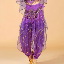 Взрослые брюки для танца живота, племенные штаны, индийские танцевальные штаны, египетская болливудская одежда, танцевальные костюмы, Профессиональные штаны для живота