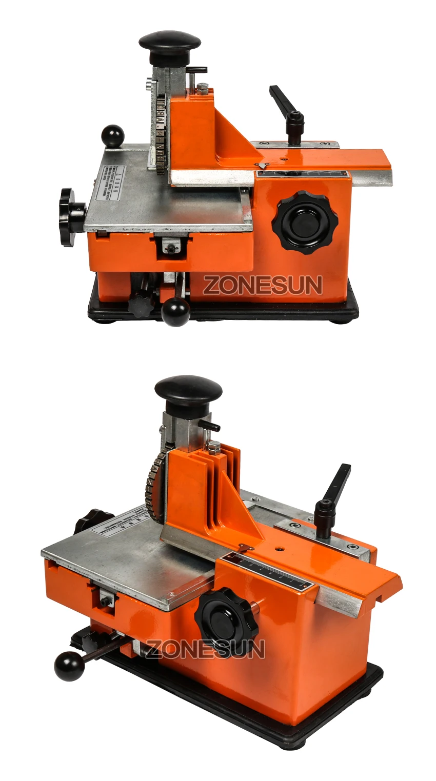 ZONESUN Metal Nameplate Embossing Machine