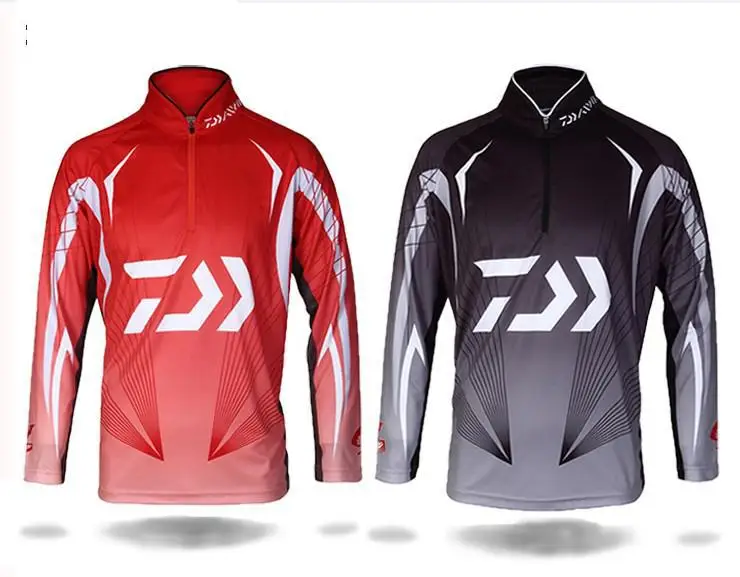 

2019 Men Uv Sun Daiwa Clothing Bamboo Fiber Dawa Fishing Jersey Men Hiking Clothing Long Sleeve Outdoor Sport Shirts Breathable