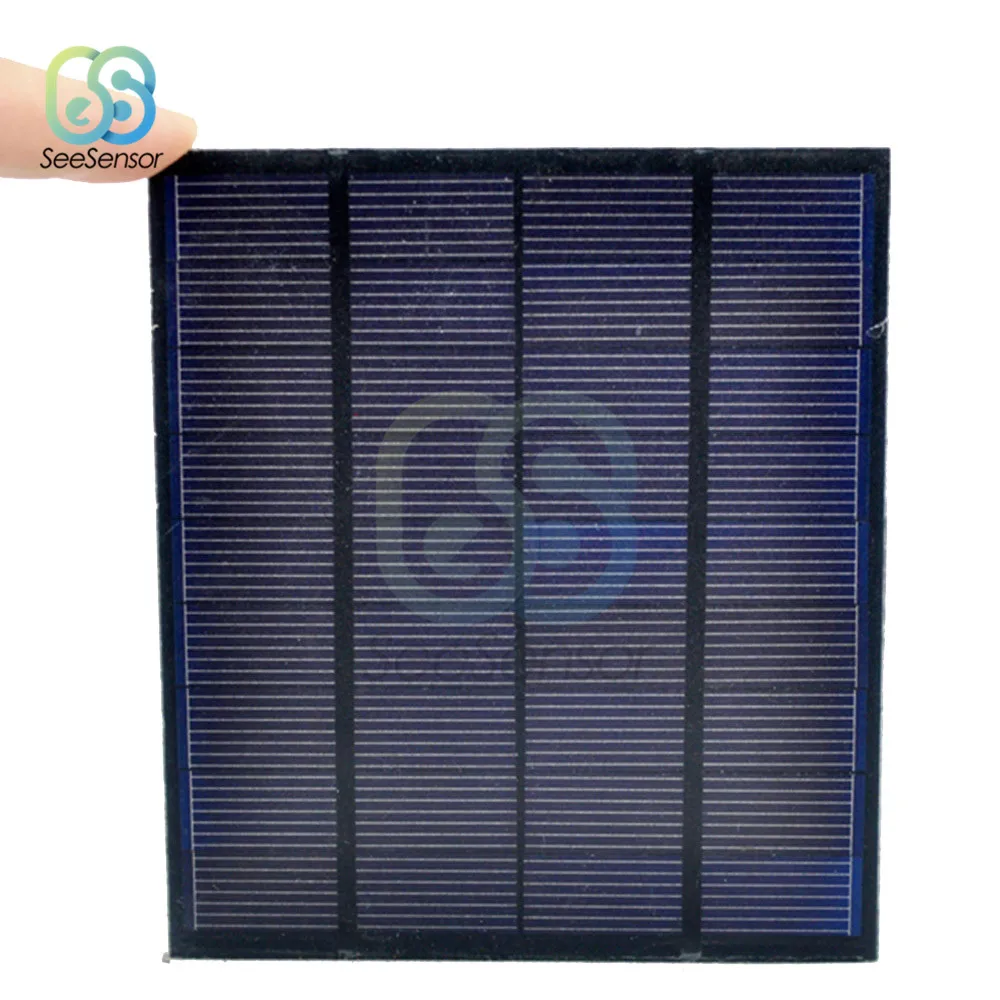 

Solar Panel 1.5W Mini Solar Power System DIY for Solar Cells Battery Cell Phone Charger 9V Home Lighting