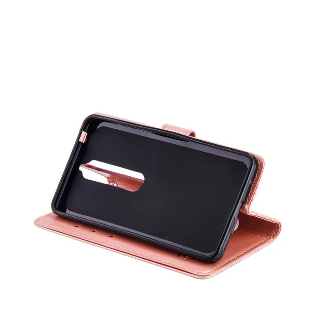 Dillon Guan Cat Leather Phone Cover For Nokia 6 Luxury flip Stand Silicone Case Coque For Nokia 5 8 6 2018 Wallet Case Fundas