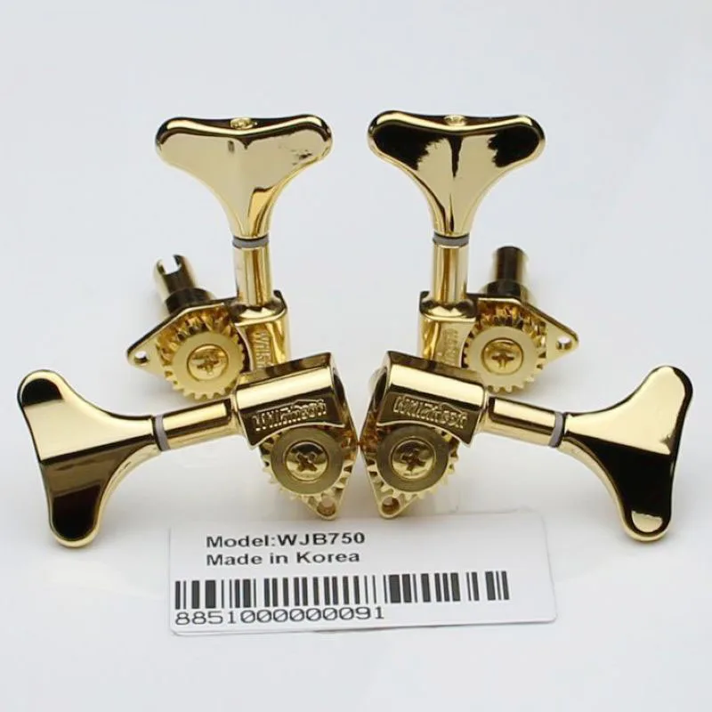 Gold WJB 750 Glod Bass Guitar Machine Heads Open Gear New in Guitar