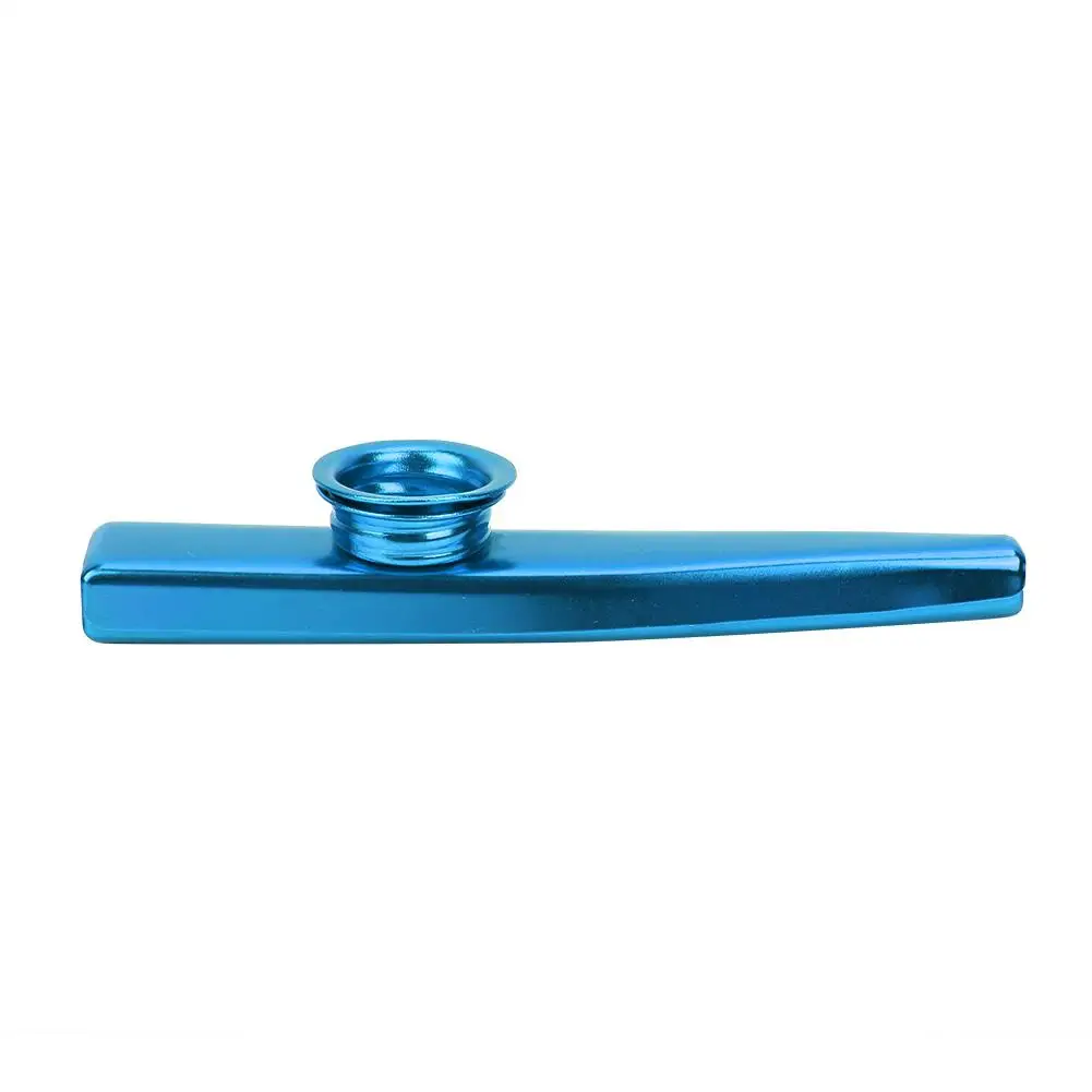1 шт. kazoo с 5 диафрагма для флейты из алюминиевого сплава Мини Портативный kazoo легкий портативный для начинающих флейта - Цвет: Blue