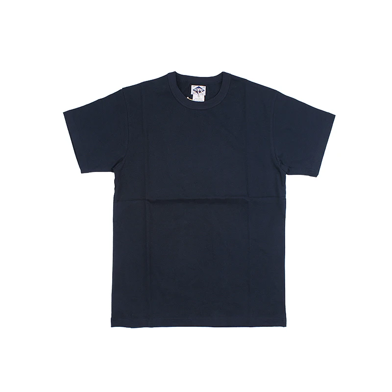 Летняя хлопковая облегающая Однотонная футболка с карманом, Мужская Уличная простая белая футболка с коротким рукавом, цельная одежда - Цвет: blue no pocket