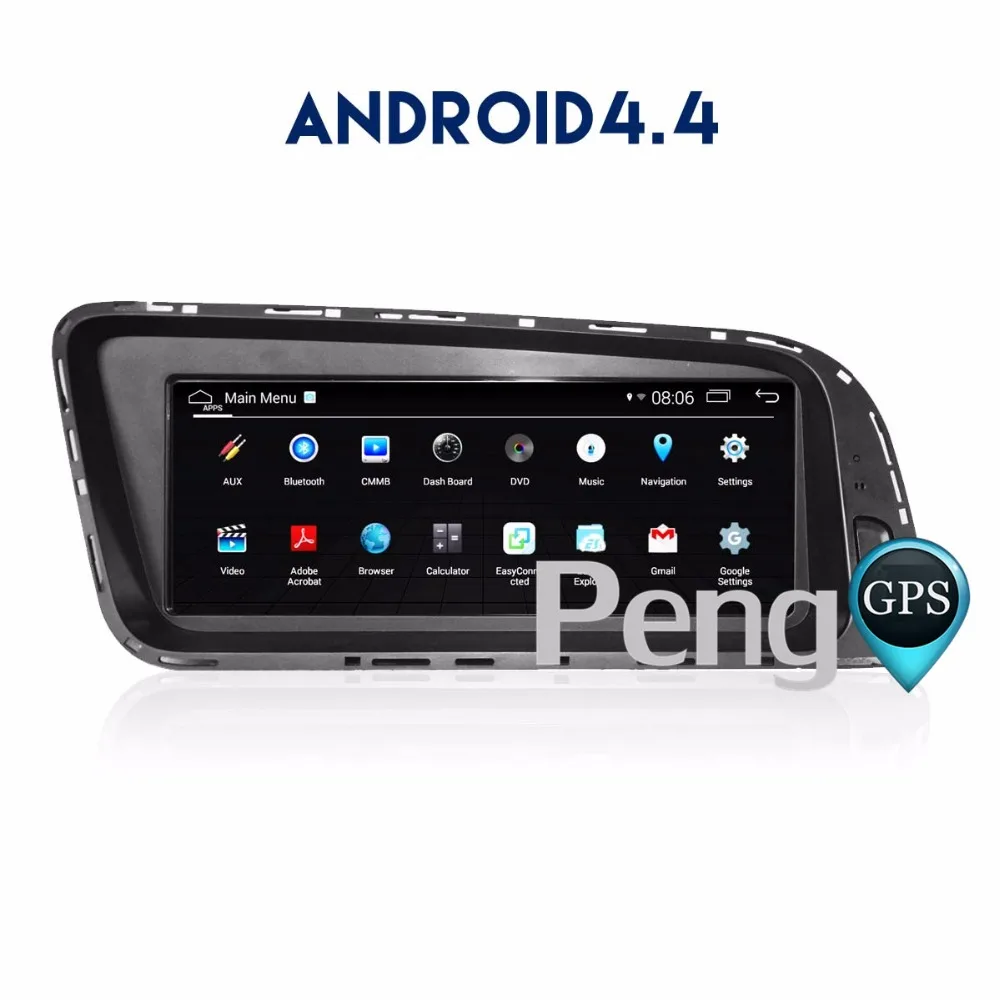 Flash Deal Quad Core DVD Player 2 Din Stereo Android System Car Radio for AUDI Q5 2009-2015 (with Original AUX) LVDS square 10PIN Headunit 2