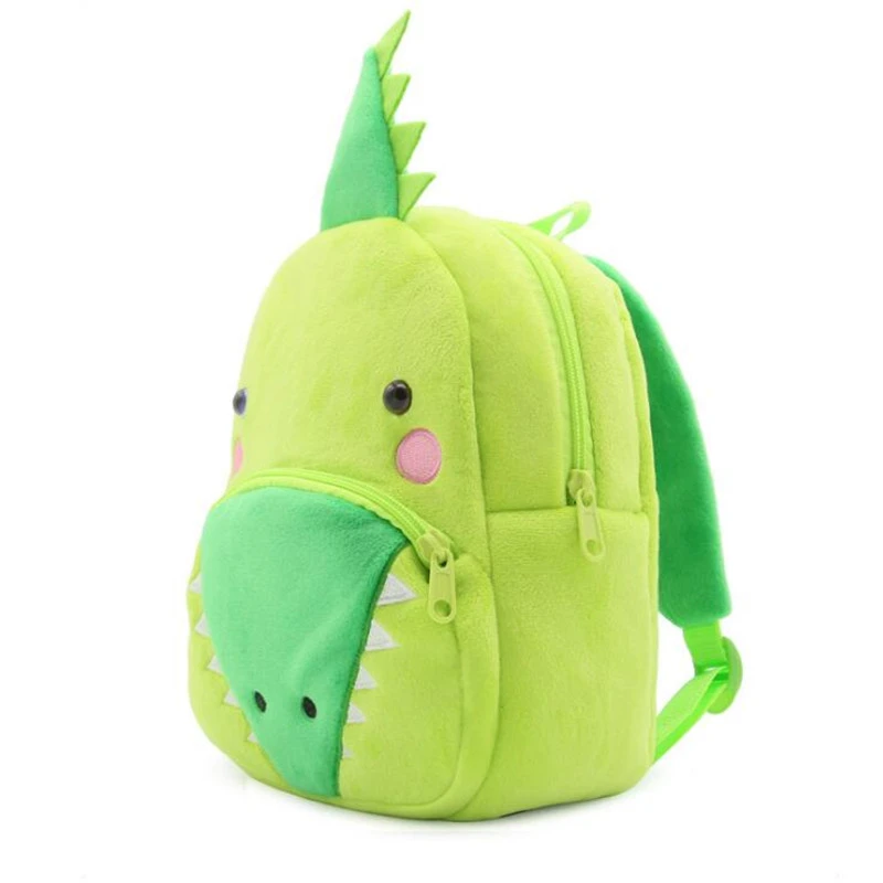 Mochila escolar para niños pequeños de 2 a 4 años, Mini mochila de para bebés con dibujos de animales de peluche en 3D|Mochilas de felpa| - AliExpress