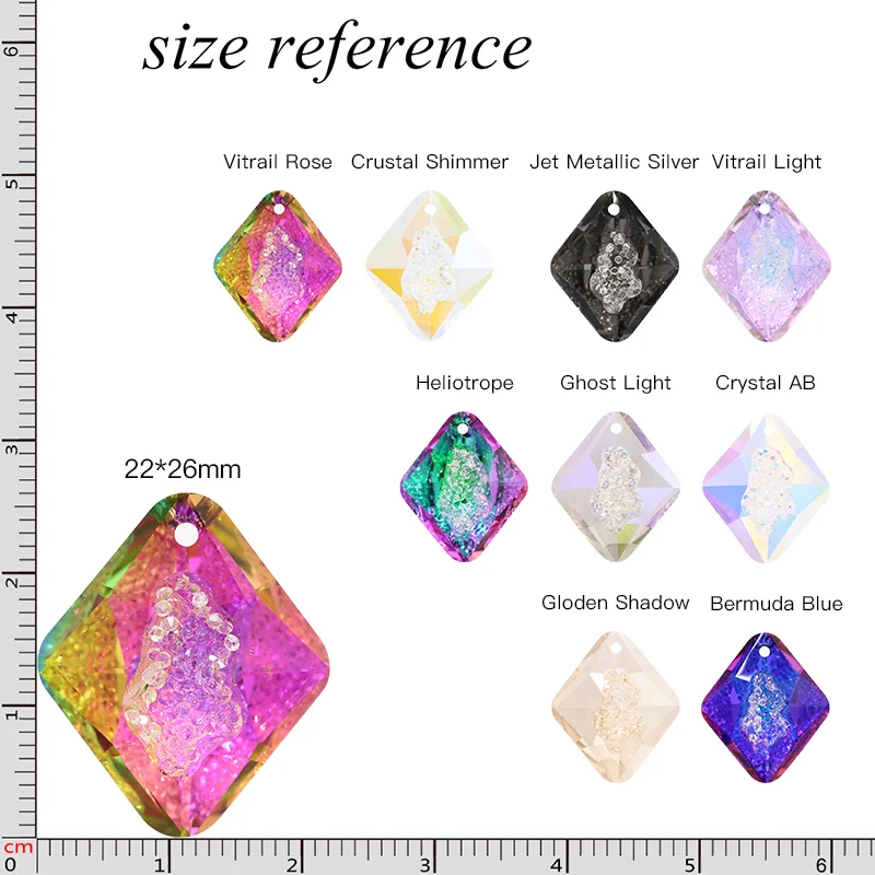 Crystal-stone-diamond-Necklace-pendants-women-for-jewelry-Crystal-Making-accessories-Pendants-Shiny-Glass-Decorative-Crystals (2)