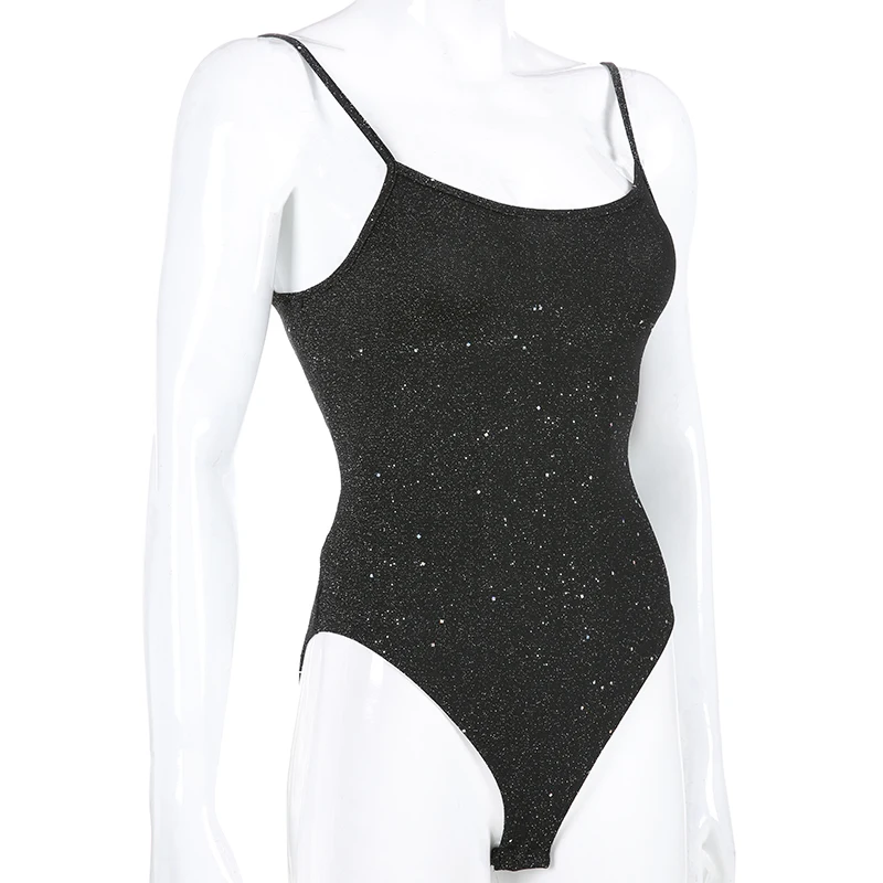 SUCHCUTE Bodysuit Fine Flash Black Bodysuit Backless Body Spaghetti Strap Women 2019 Sexy Bodycon Jumpsuit Romper Summer Party SUCHCUTE Bodysuit Fine Flash Black Bodysuit Backless Body Spaghetti Strap Women 2019 Sexy Bodycon Jumpsuit Romper Summer Party