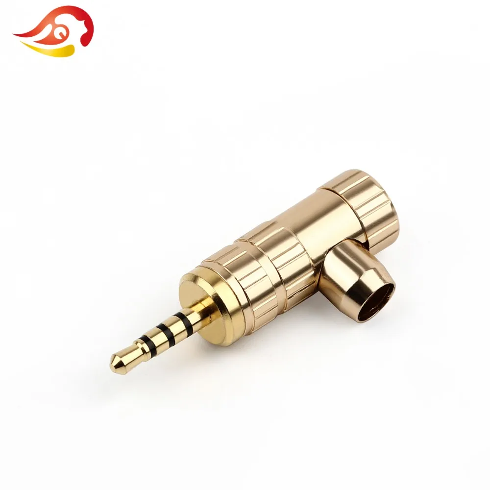 QYFANG 2.5mm Stereo 4 Poles Audio Jack Earphone Male Plug Adapter Pin For NW-WM1Z/A Player HiFi Headphone Solder Wire Connector