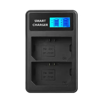 

Np-Fz100 Usb Lcd Display Dual Port Battery Charger For So-Ny A7Iii A9 A7Riii A7Siii