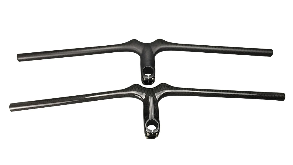 Fibra-de-Carbono-total-MTB-Bicicleta-Plano-Integrado-Guid-o-Com-Haste-de-Carbono-Pe-as