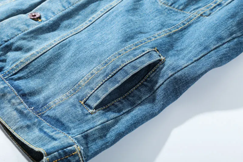 Ripped Hole Destroyed Denim Jackets 6