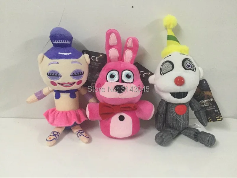 15 18 см Five Nights At Freddy's FNAF медведь лисица баллора эннард Funtime Фредди мультфильм игры