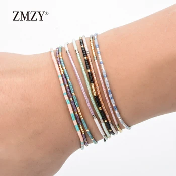 ZMZY Boho Style Miyuki Delica Seed Beads Bracelets for Women Friendship Bracelet Jewelry Colorful Charm Bracelet Femme Handmade