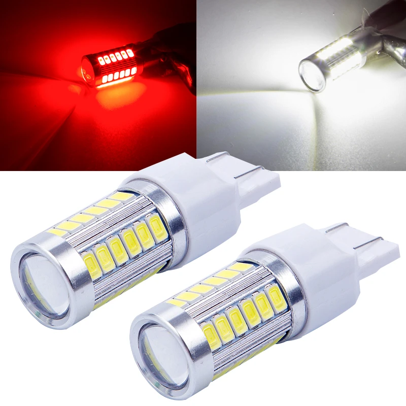 Lymoyo 2 個ストロボフラッシュ T Led P21 5 ワット Bay15d 1157 1156 Ba15s 7443 5630 33smd 車ブレーキ電球赤点滅 Led テールストップランプ 12v Signal Lamp Aliexpress