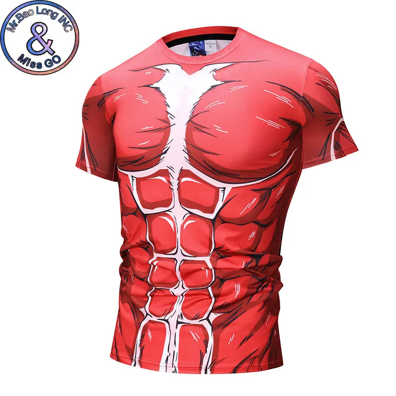 

Funny Anime Print Compression Shirt Men Women 2018 Summer New Dragon Ball Z T Shirt Men Harajuku Hip Hop Streetwear Tops Tees