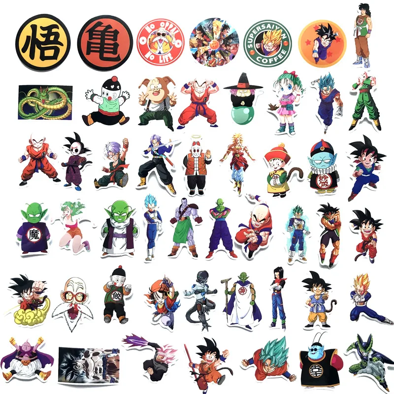 Akaplit Jual 50 Pcs Anime Dragon Ball Z Super Saiyan Goku Vegeta Gohan Batang Poster Stiker Bom Pack Untuk Laptop Motor Pesta Perlengkapan Online Murah