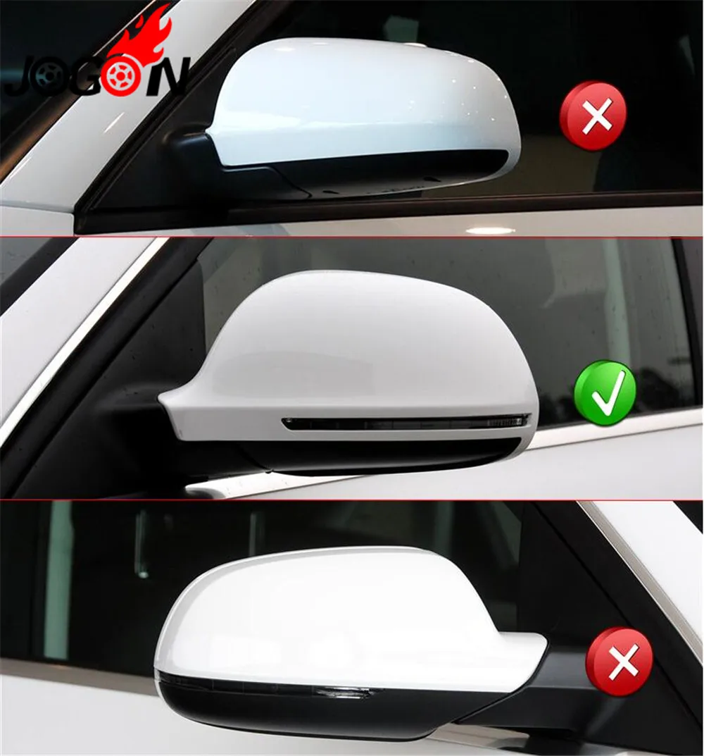 1:1 замена реального углеродное волокно зеркало заднего вида Обложка для Audi A5/S5 B8 купе 2008 2009