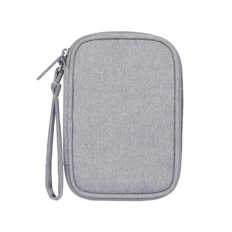 Fashion Rectangle Power Bank Pouch Travel Carrying Case for External Battery Compact Charger Bag Data Cable U Disk | Электроника