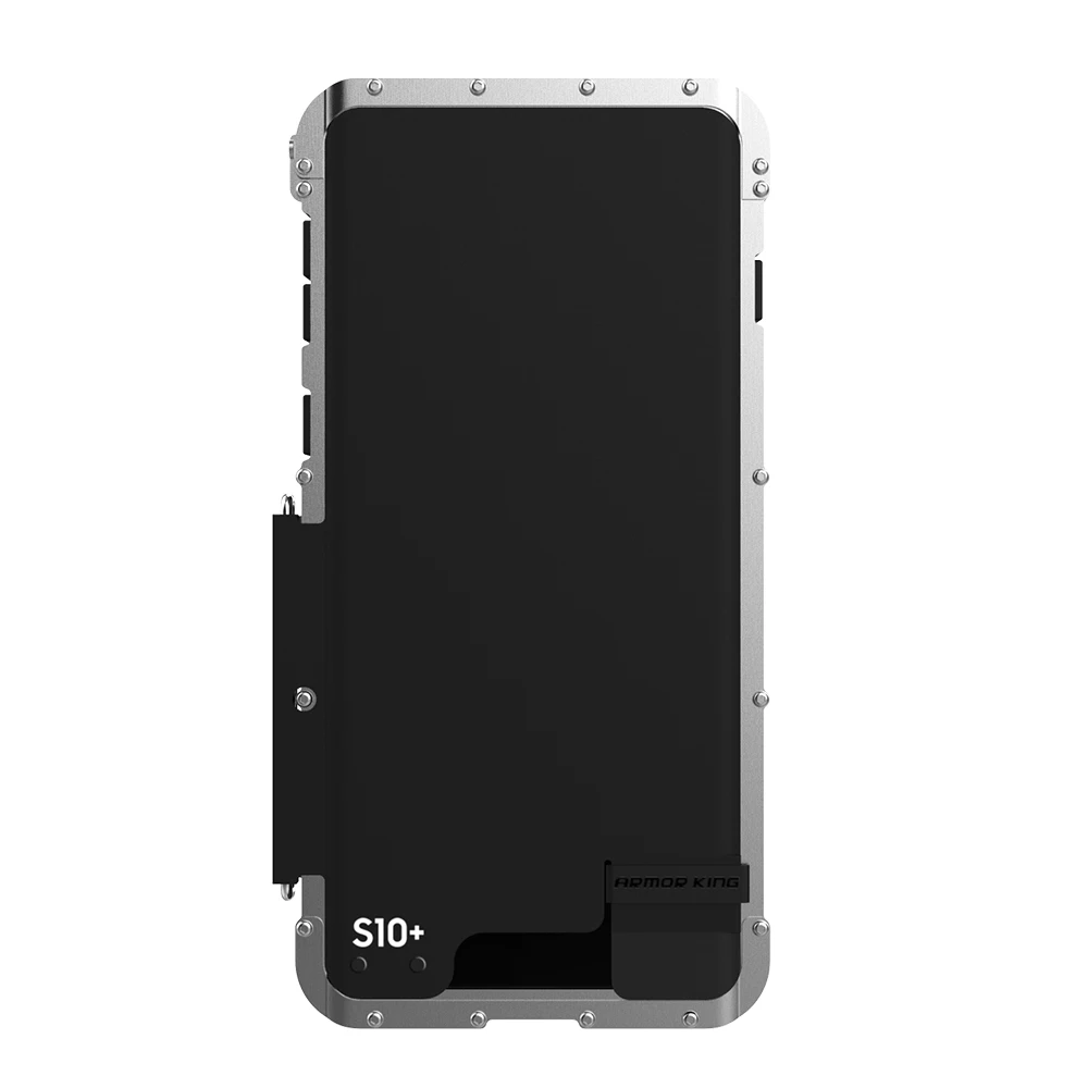 Бронированный кожаный чехол книжка с подставкой для Samsung Galaxy S10 S8 S9 Plus Note 8 9