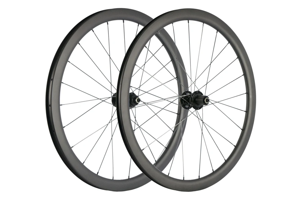 

SuperTeam 700C 40mm Carbon Clincher Disc Brake Wheelset 25mm Depth