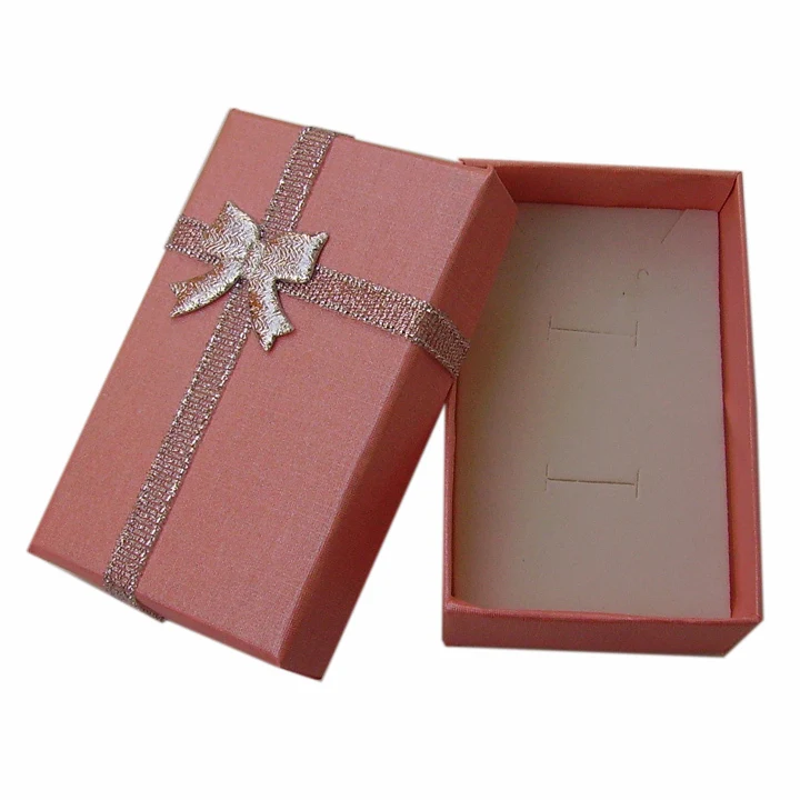 Горячая 16 шт ожерелье серьги коробка для колец 8*5*2,5 подарочные коробки ювелирные аксессуары упаковка, с фабрики - Цвет: Розовый