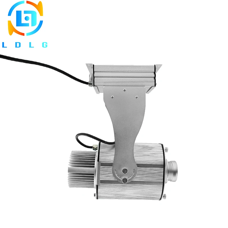

New Arrival Rustproof Silver Rotary Image 20W LED Projector Aluminum Alloy High Definition 20W Custom Logo Gobo Projector Light