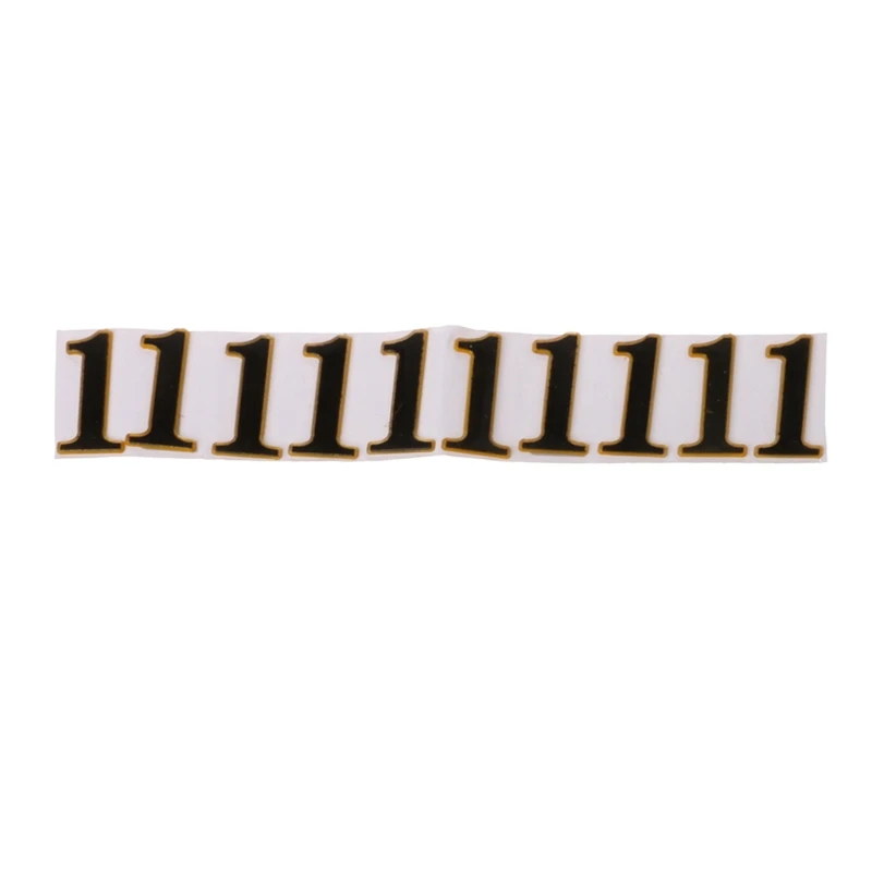 10PC DIY Door Number Room Plate Address Office Home House Number 0-9 Hotel Sign
