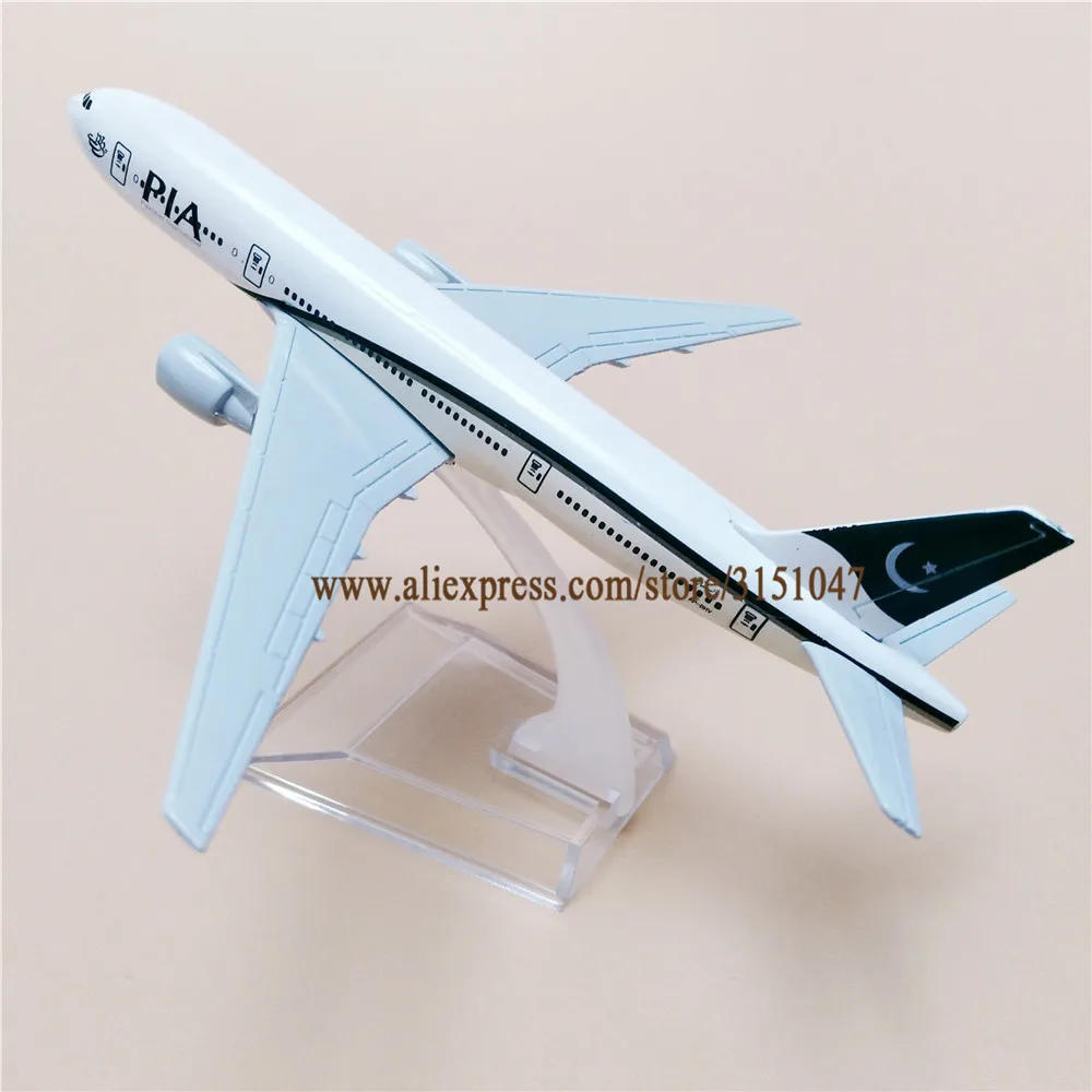 Металлический сплав Pakistan Air PIA B777 Airlines модель самолета Boeing 777 Airways Стенд