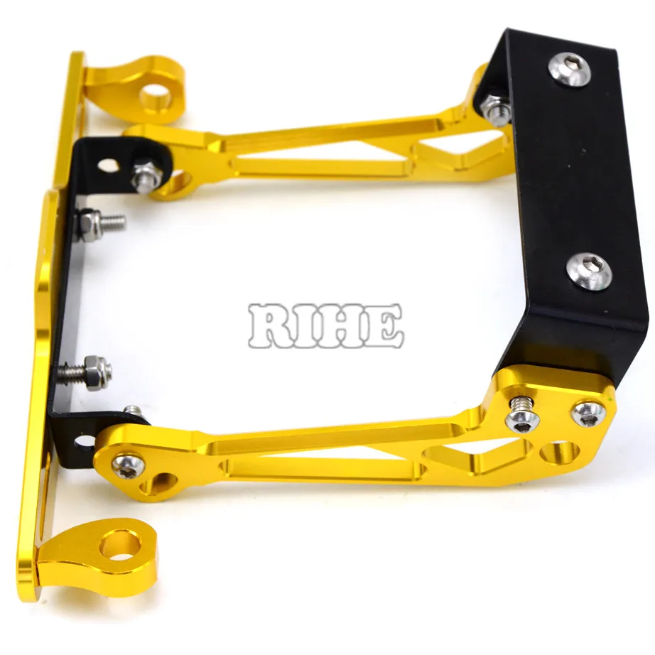 

universal Motorcycle CNC Adjustable Angle License Number Plate Frame Holder Bracket For YAMAHA Kawasaki Triumph Victory Aprilia